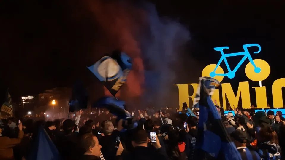 la festa nerazzurra