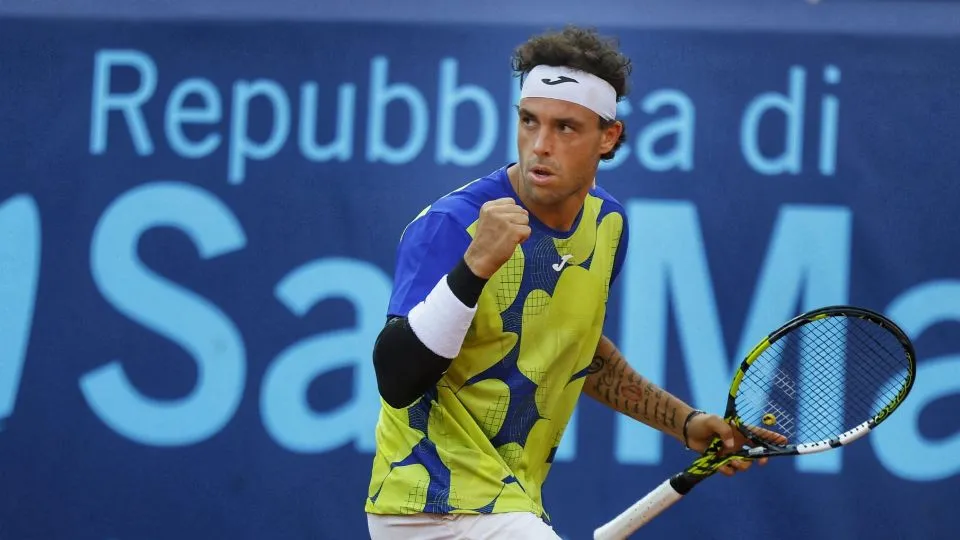 Marco Cecchinato  (credit San Marino Open)
