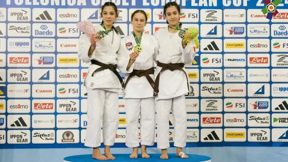 Sofia Longo sul podio