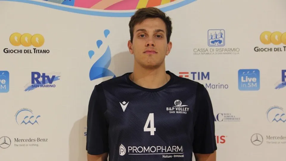 Matteo Bernardi, centrale della PromoPharma San Marino
