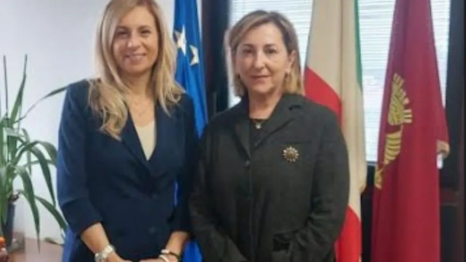l’on. Spinelli e il questore Abbate