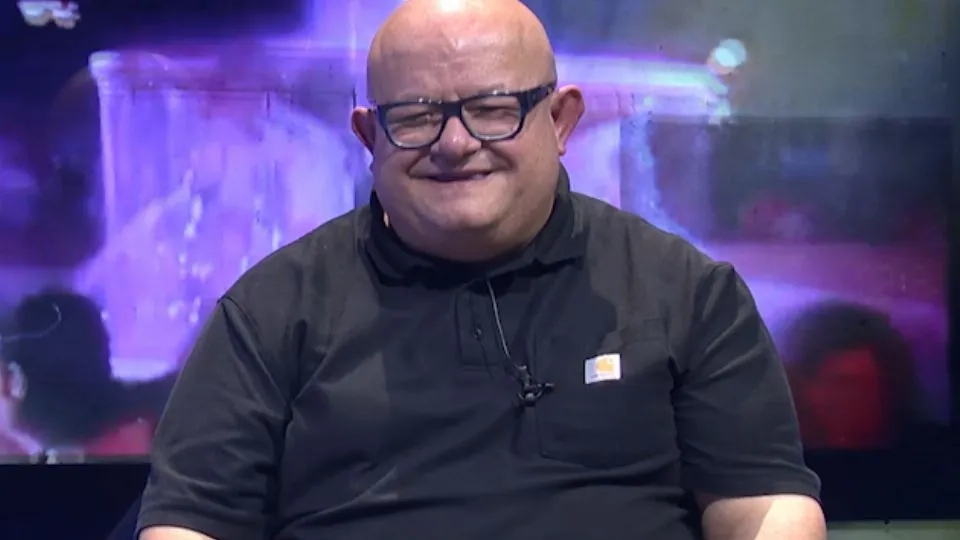 Federico Croci negli studi di Icaro TV
