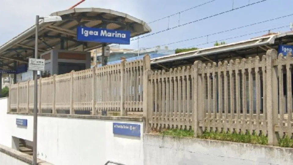 la stazione di Igea Marina
