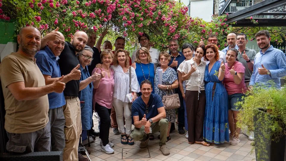 il gruppo di Borgo Viserba
