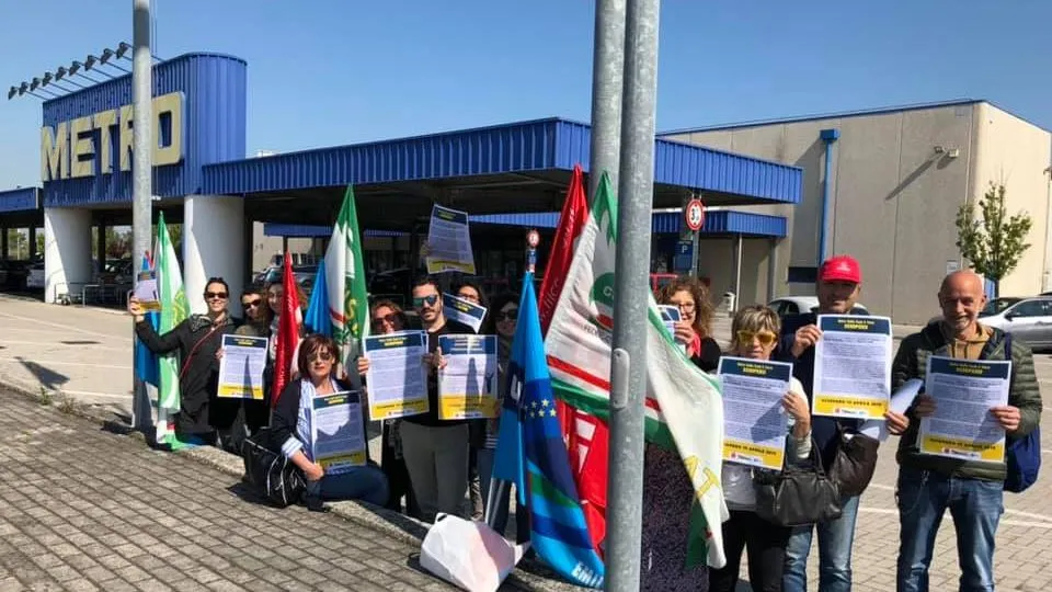 i dipendenti Metro in sciopero