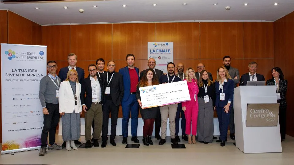 NUOVE IDEE E NUOVE IMPRESE – LA FINALE – premiazioni delle migliori startup Rimini (Centro SGR) 3 dicembre 2024 – Nella photo un moùmento della giornata finale (Ph © Giorgio Salvatori)