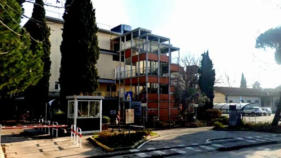 l’ospedale lato viale Frosinone