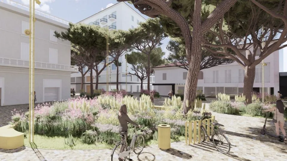 Rendering progetto viale Ceccarini 
