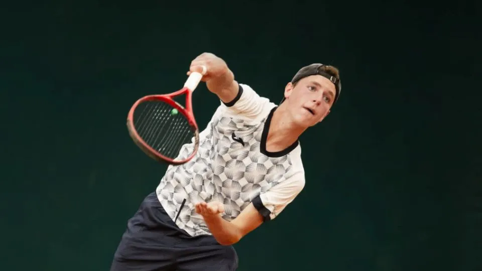 Luca Bartoli in azione