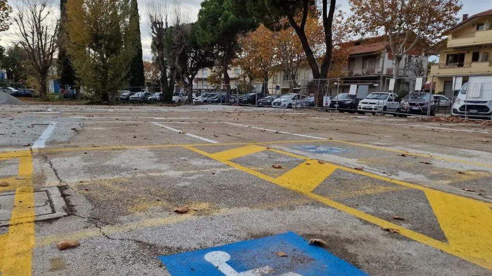 Parcheggio dell’ospedale Ceccarini