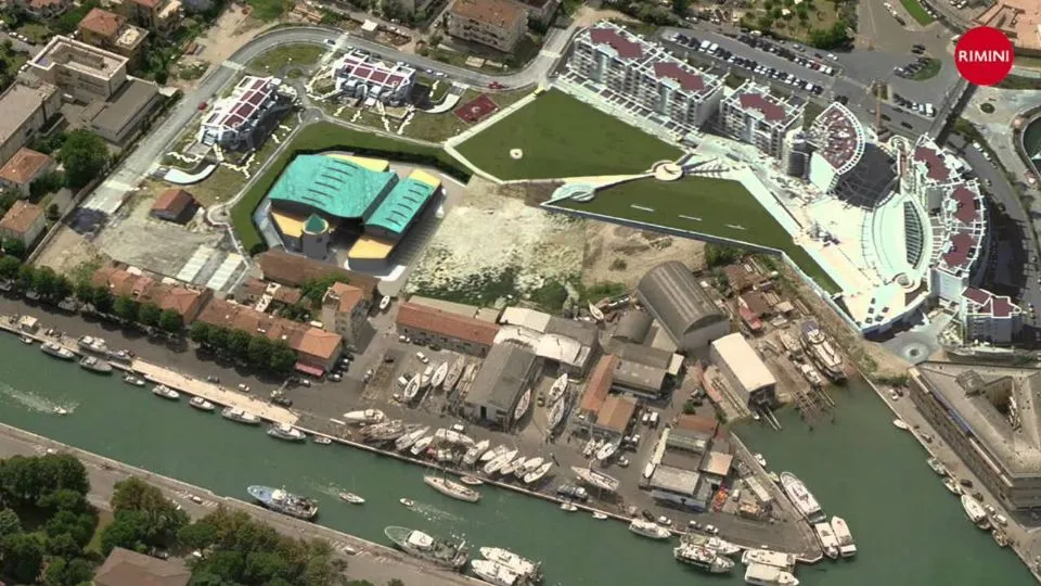 una veduta dell’area del progetto