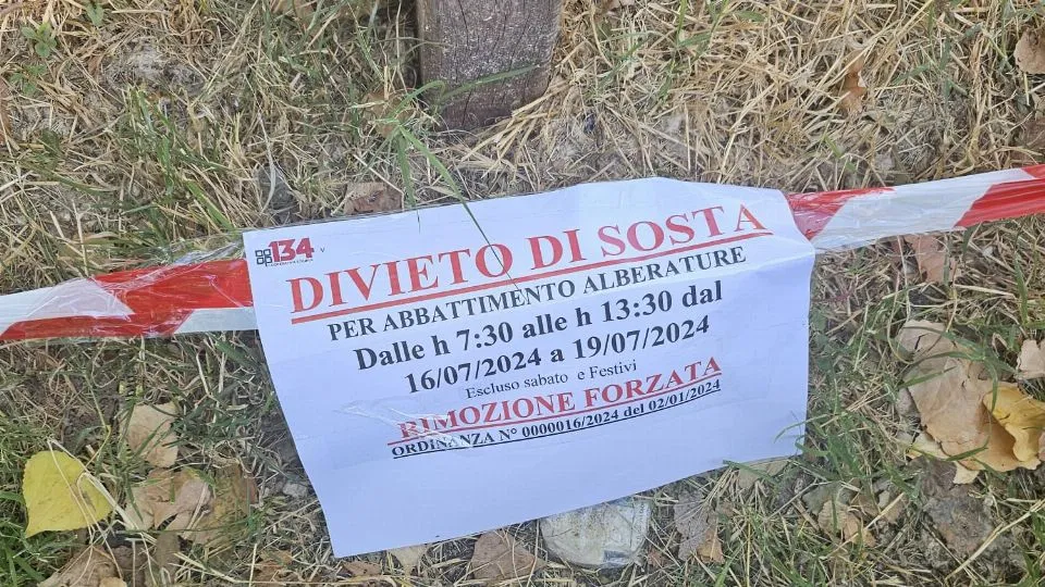 uno dei cartelli al parco Marecchia