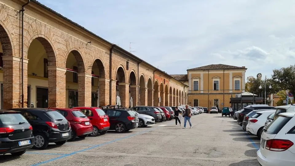 Piazza Marini a Santarcangelo