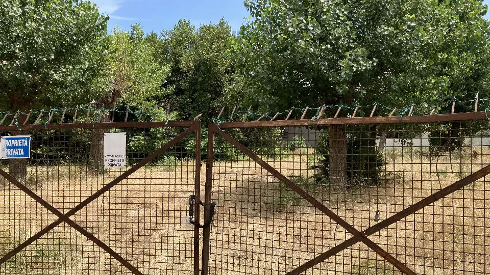 il terreno su viale Cirene