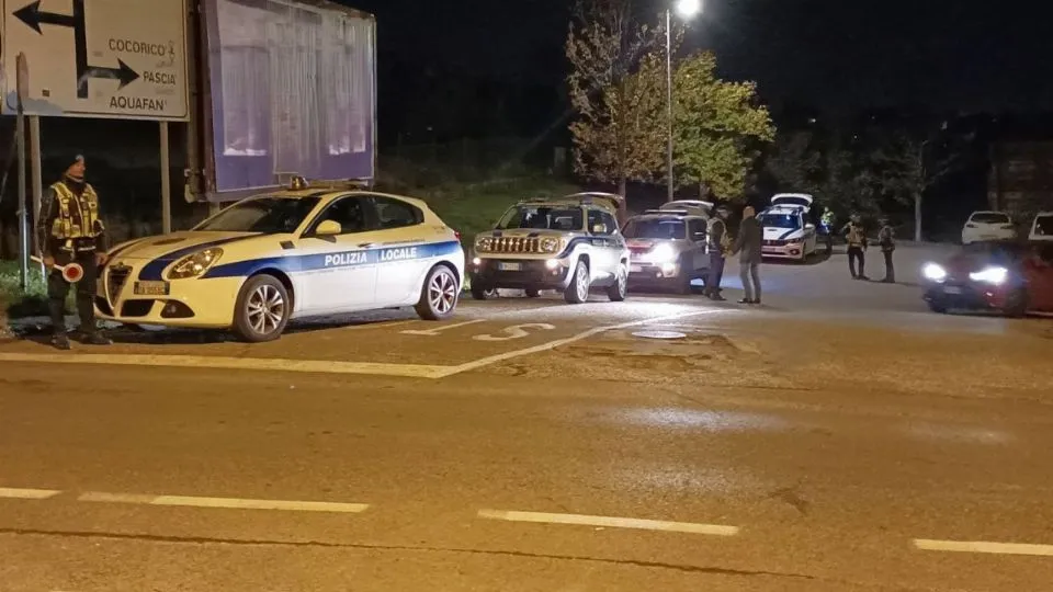 i controlli della polizia locale di Riccione
