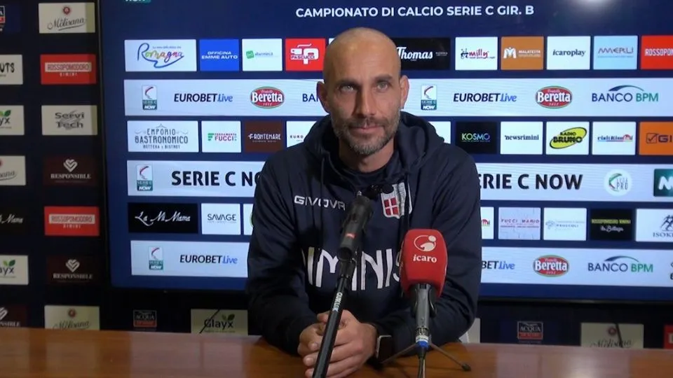 Emanuele Troise, allenatore del Rimini F.C.
