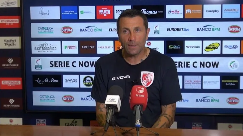 Antonio Buscè, allenatore del Rimini F.C.