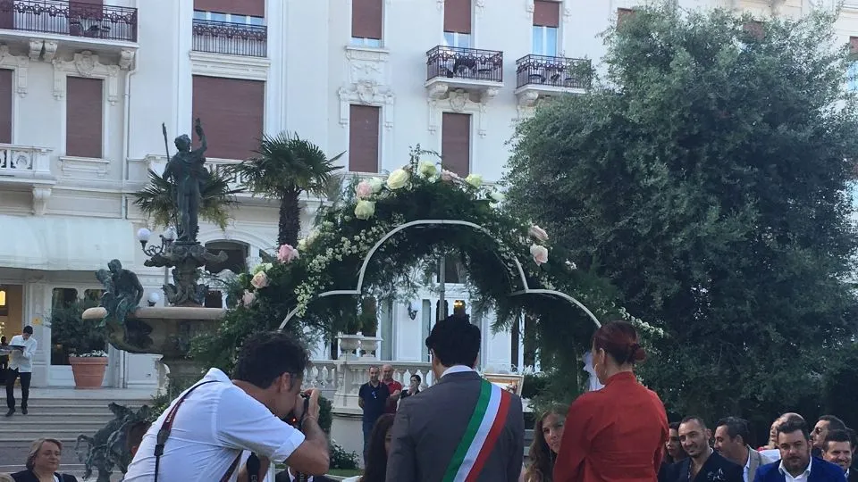 un matrimonio al Grand Hotel