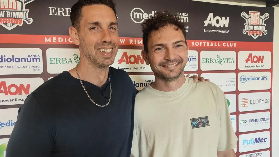 Chris Colabello e Mario Chiarini
