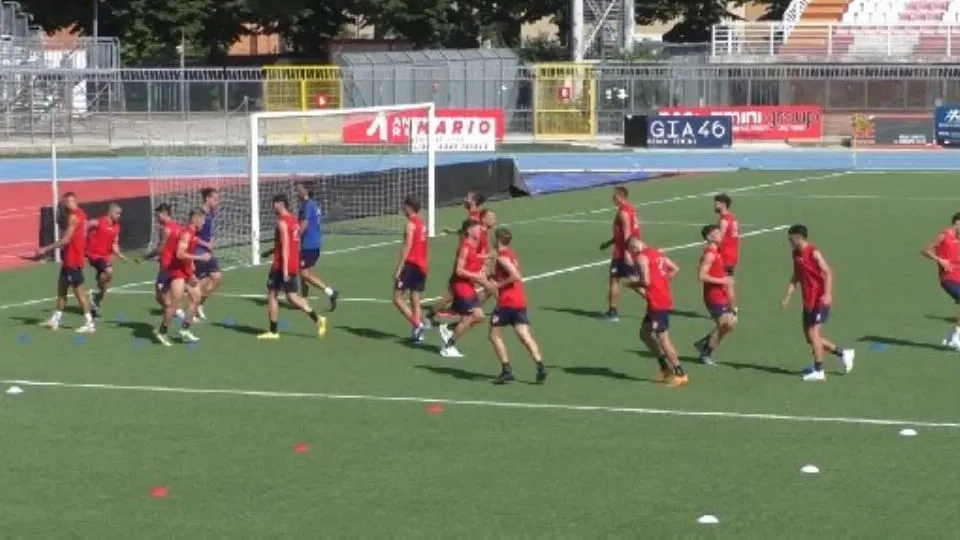 il primo allenamento del Rimini 2024/25