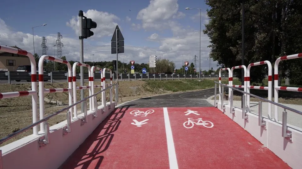 il sottopasso ciclo pedonale di via della Fiera