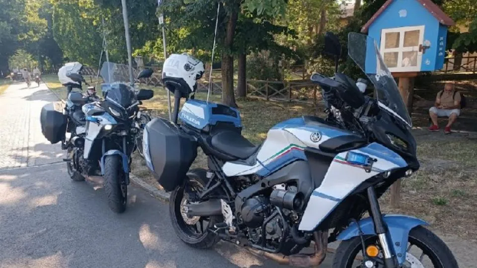 Moto della Polizia