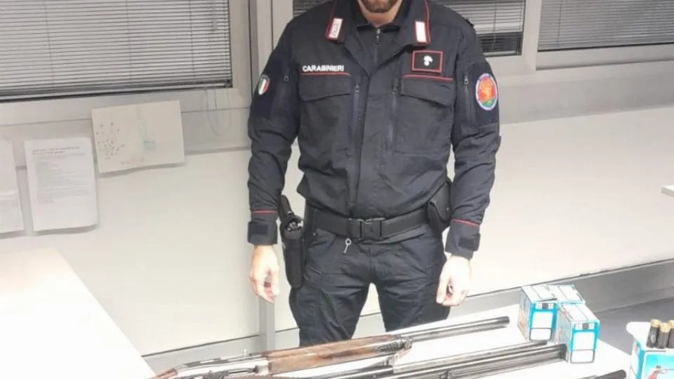il materiale sequestrato
