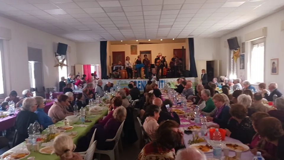 il pranzo a Viserba
