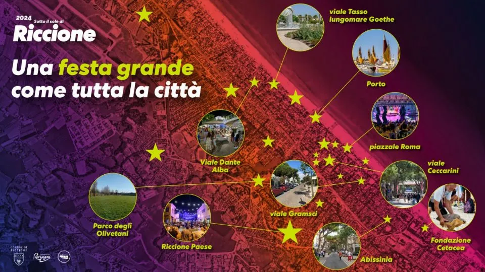 la mappa delle location
