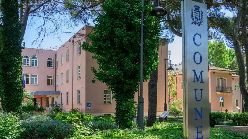 il municipio di Riccione