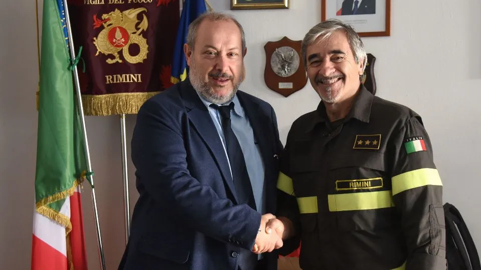 Il Comandante Luigi Ferraiuolo e l’Isp. Piero Cancellieri © Manuel Migliorini Adriapress