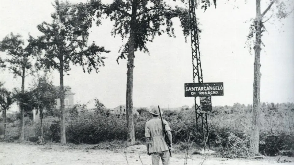 Santarcangelo durante la guerra. Dal sito di proloco Santarcangelo
