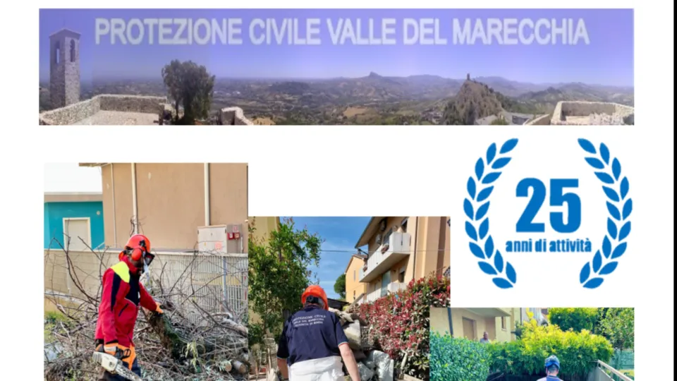 25 anni della protezione civile della Valle Marecchia