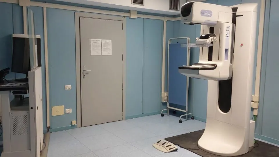 il mammografo all’ospedale Ceccarini