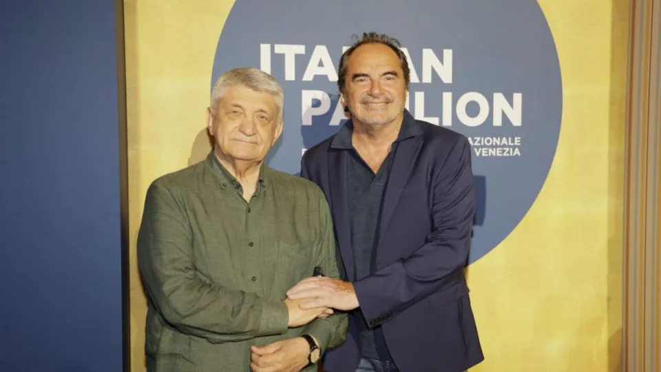 Aleksandr Sokurov con Andrea Guerra
