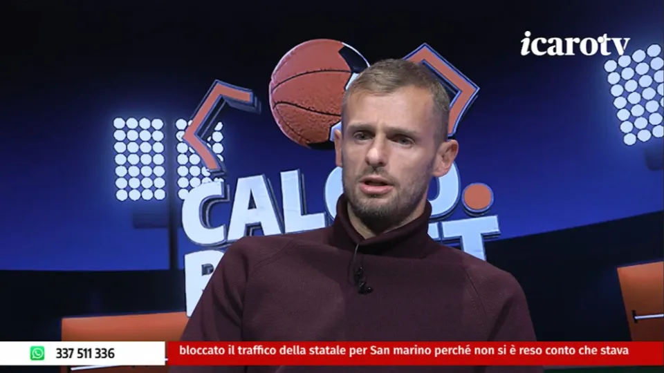Alessandro De Vitis ospite di Calcio.Basket