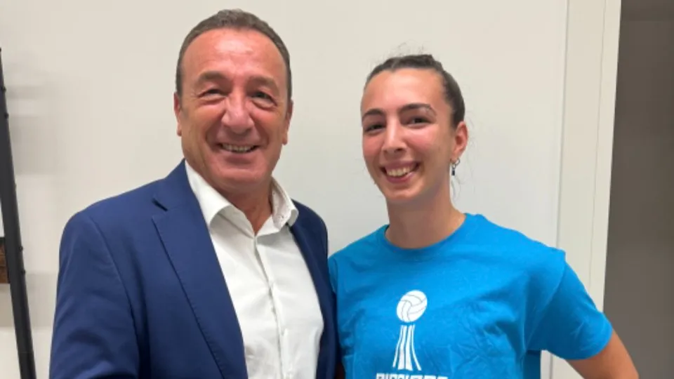 Alessia Ricci insieme al DS Sanzio Sacchetti