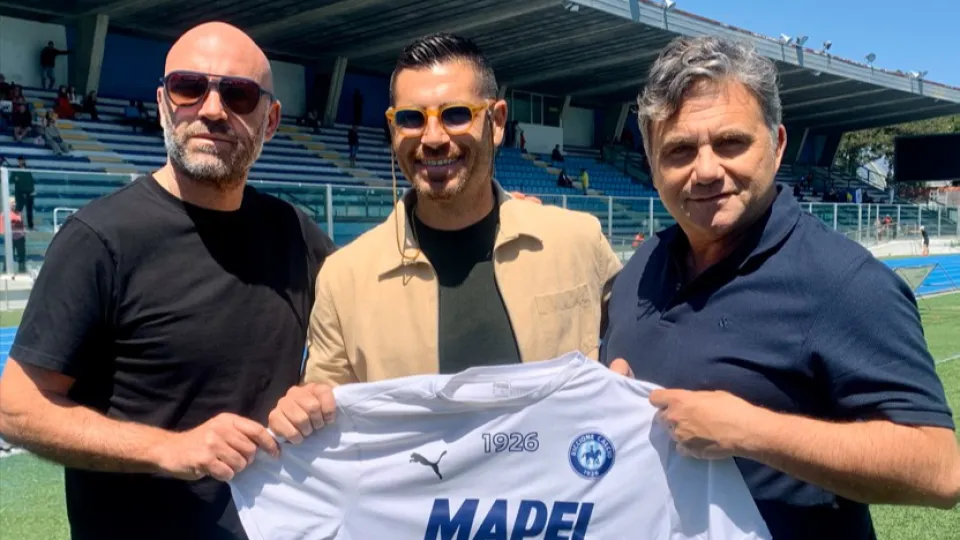 Alex Ambrosini tra Omar Lepri e Roberto Carnevali
