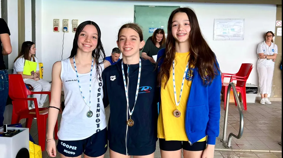 Amelia Cecchini al centro