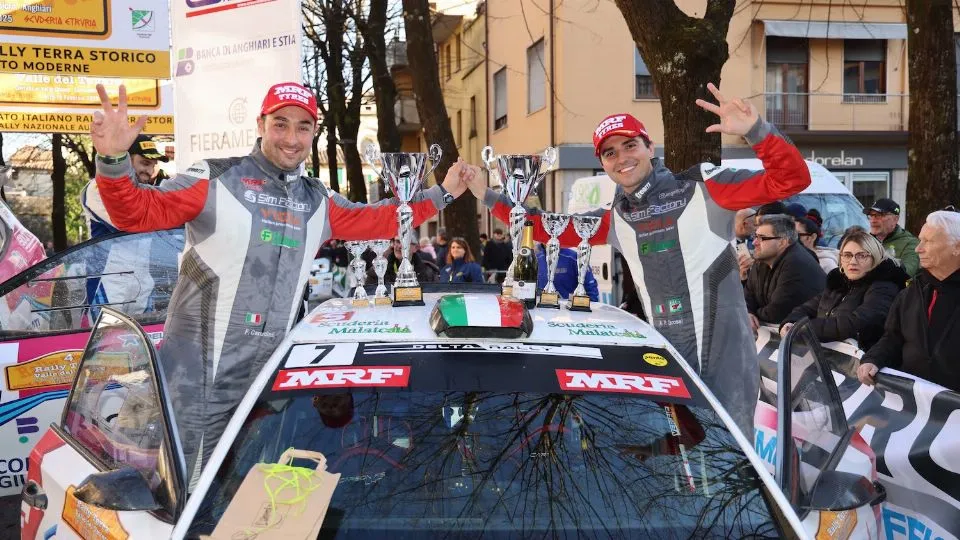 Angelo Pucci Grossi sul podio (Max Ponti)