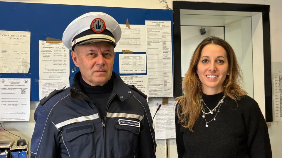 Ass.ra Gabellini e Comandante Gasparotto