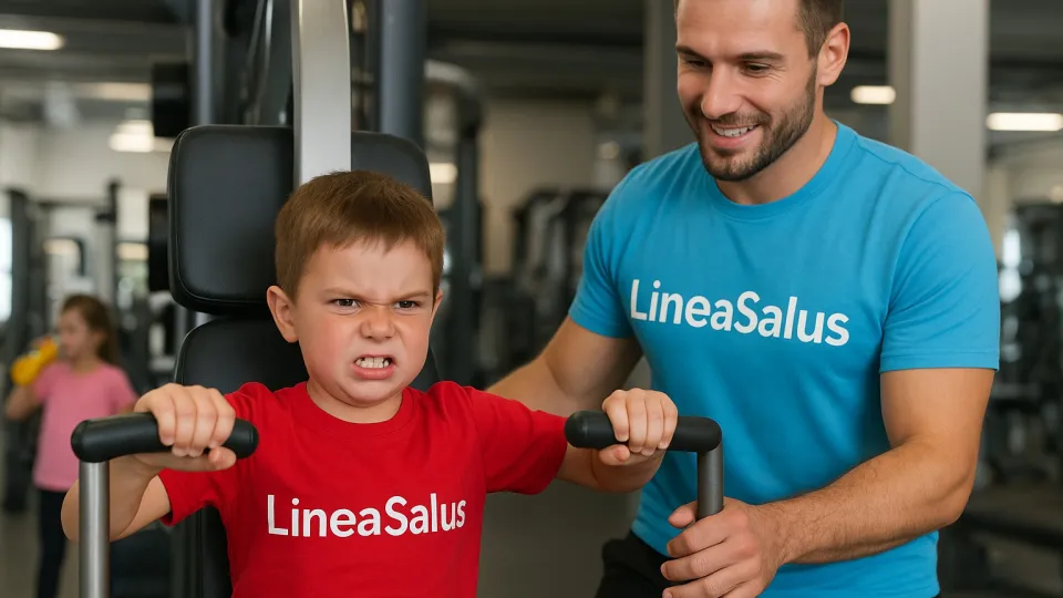 bambini in palestra