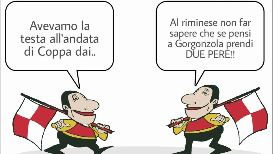 La vignetta di Baio dopo Torres-Rimini 2-0