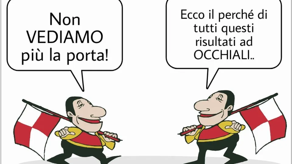 La vignetta di Baio dopo Milan Futuro-Rimini 0-0
