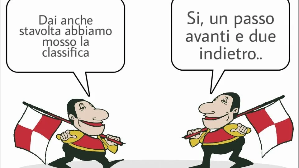 La vignetta di Baio dopo Rimini-Perugia 1-1