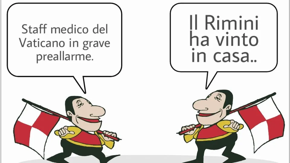 La vignetta di Baio dopo Rimini-Sestri Levante 4-2
