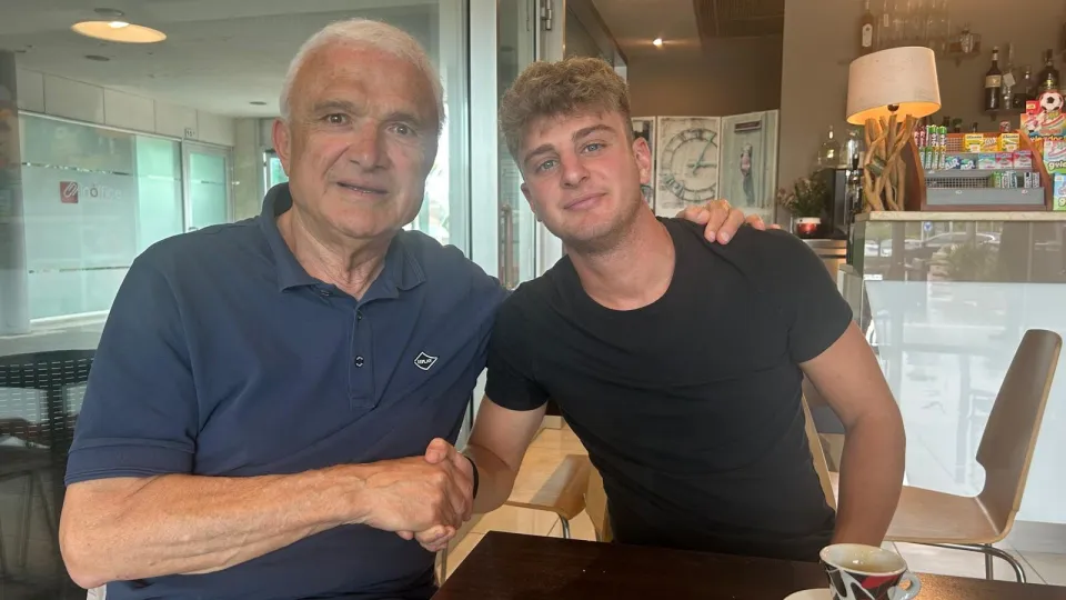 Carlini con il presidente Melini