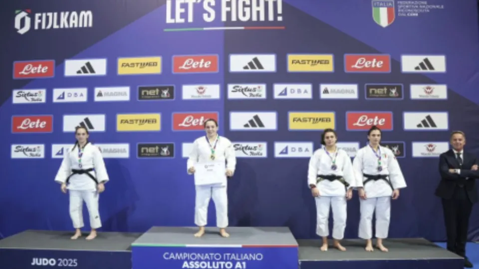 Caterina Mazzotti sul podio a Ostia