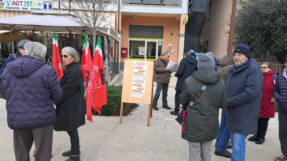 il presidio a Corpolò