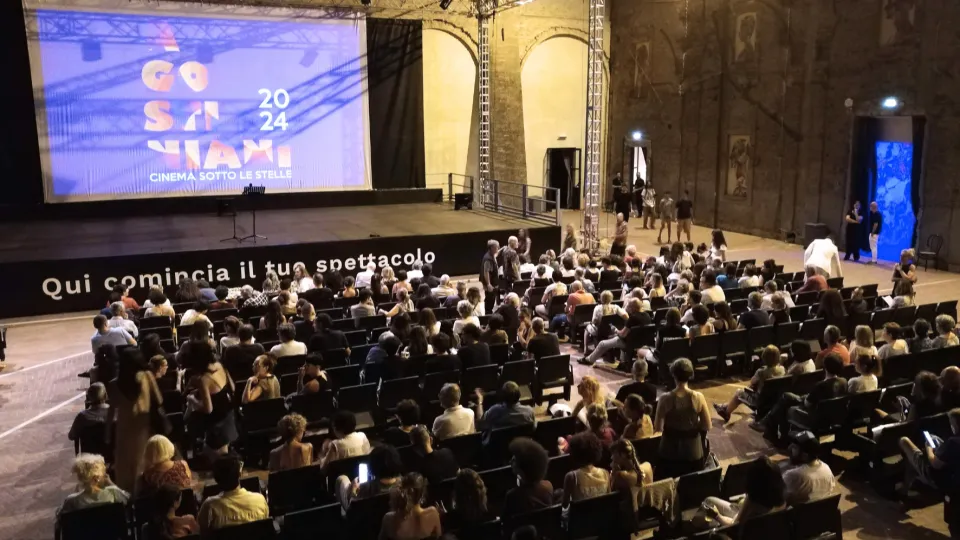 cinema all'aperto agli Agostiniani